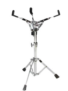 ขาตั้งกลองสแนร์ 1 ชิ้น ขาตั้งกลองสแนร์คอนเสิร์ต ขาตั้งบ่วงแบบปรับได้ Double Braced พร้อมที่ใส่ไม้ตีกลอง