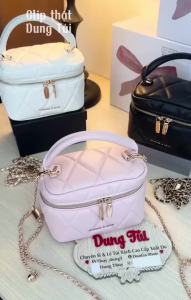 [FULLBOX] Túi nữ đeo chéo + quai cầm size 15 CỐP HỘP NƠ xinh làm quà tặng full màu