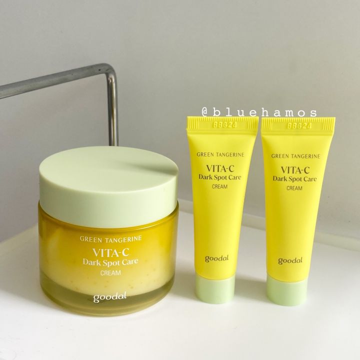 Kem dưỡng sáng da mờ thâm Goodal Green Tangerine Vita C Dark Spot Care Cream