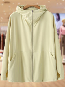 Sun Protection Clothing Summer Ice Silk Coat Womens UV Protection Outdoor Sports Sun-Protective Clothing Breathable Hood Lightweight Sun Protection Shirt