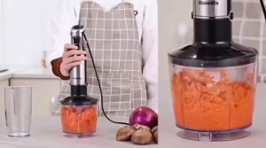 LENODI เครื่องปั่นมือถือ 3 in 1 ปั่นอเนกประสงค์ ใบมีดสแตนเลส เครื่องปั่น Hand Blender