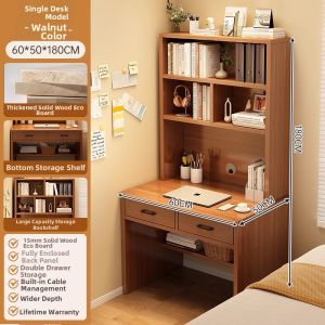 ZHUOHE | Student Home Study Writing Desk Compact Space Saving Wall Lean Office Computer Table