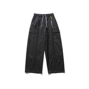 กางเกงขายาวทรงหลวมสไตล์ญี่ปุ่นย้อนยุคสำหรับผู้ชายและผู้หญิง กางเกงขายาวทรงหลวมสไตล์ญี่ปุ่นย้อนยุคสำหรับผู้ชายและผู้หญิง กางเกงขายาวทรงหลวมสไตล์ญี่ปุ่นย้อนยุคสำหรับผู้ชายและผู้หญิง