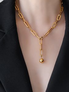 KUZH | Color-fast 18k Gold Plated Chain Necklace