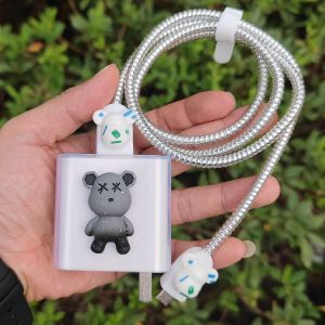 Data Cable Protection Cover Charger GT7pro GTneo6 Winding Rope Compatible with Realme GT5 GT6 Neo5 Neo6 Cartoon Style
