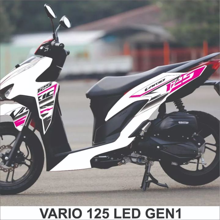 striping vario 125 led gen 1 bodi putih viral | Lazada Indonesia