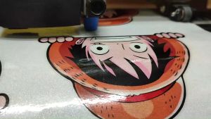 Luffy Head 3M Waterprrof Decal Sticker