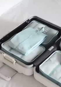 Travel Bag Set 8 pcs / Satu Set Tas Travel Simple / Tas Travel / Tas Pouch Tempat Penyimpanan Untuk Travel