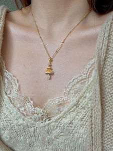 Golden Star Christmas Wish Tree Necklace Womens Style 2025 New High-End Sensation Luxury Clavicle Chain Vintage Aesthetic