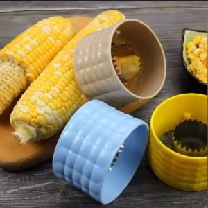 ที่แกะข้าวโพดเครื่องปอกข้าวโพด ใบมีดทำมาจากแสตนเลสไร้สนิม แค่ตัด ใช้งานง่าย สะดวกสะบายต่อการใช้งาน