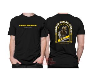 T-SHIRT KAOS DAKWAH ISLAMI KHALID BIN WALID THE SWORD OF GOD
