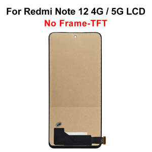 6.67" TFT For Xiaomi Redmi Note 12 4G LCD Touch Screen For Redmi Note 12 5G Display 22111317I LCD Digitizer Assembly Replacement