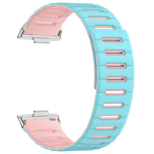 Magnetic Silicone Band For Huawei Watch Fit 5 Pro 4 3 Breathable Bracelet Sports Strap For Huawei Fit5 Fit5Pro Fit4 Fit4Pro Fit3