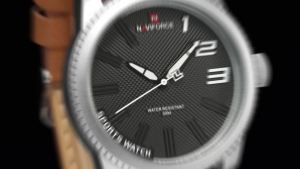 NAVIFORCE Male Simple Quartz Wristwatches Leather Strap Waterproof Men Sports Fashion Design Business Watches Relogio Masculino