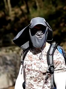 Hat Cap Topi Sun UV Protection Waterproof Sun Hat Removable Shawl Breathable Mesh Cap For Fishing Cycling Hiking Hats