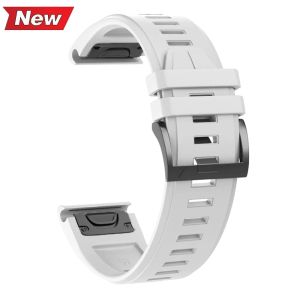26mm 22mm Silicone Strap for Garmin Fenix 7 8 7X Pro 6/Epix Pro Gen2 47mm 51mm/Enduro/TACTIX/Forerunner 965 955/ Instinct 3 Band