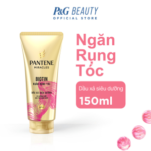 Dầu Xả Siêu Dưỡng PANTENE Miracles Ngăn Rụng Tóc/ Phục Hồi Hư Tổn/ Suôn Mượt Óng Ả/ Thẳng Mượt Chai 150ML