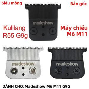 Madeshow M6/M11 R55F P700 G9G MINI Đầu Cắt Tóc Chuyên Nghiệp Lưỡi Dao 0mm Để Cắt Tóc Chính Xác