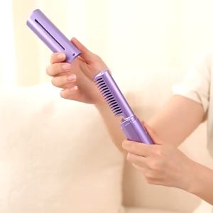 Rechargeable Portable Straight Hair Comb New Negative Ion Hair Care Straight Hair Comb Student Magic Straight Hair Curly 卷发刷