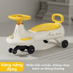 AMEITO | Xe Scooter Cho Bé 1-6 Tuổi Dùng Trong Nhà & Ngoài Trời Ghế Lớn Đồng Hành Cha Mẹ Bluetooth