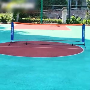 Portable Pickleball Net Set with Paddles & Carry Bag Foldable & Easy Setup for Outdoor/Indoor Family & Home Use