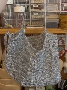 🇲🇾1mm 2mm Silver Yarn Golden Yarn Fever Yarn Crochet bag Special Yarn Benang kait Emas Perak银色线 金色线DIY手工钩针编织包 特殊线