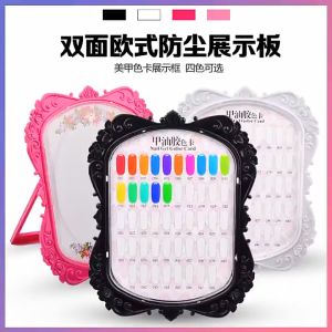 Display Nail Art Bingkai Papan Nail Display Kuku Palsu Hias Nail Display