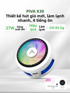 PIVA | Thiết Bị Làm Mát Điện Tử Ít Ồn Gắn Trên Điện Thoại cho Chơi Game và Livestream