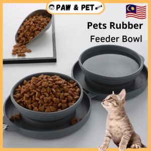 Cat and Dog Food Bowl Pet Feeder Drinking Bowl Water Dispenser Food Bowl Rubber Bowl Foldable Bowl Dish Storage Flexible