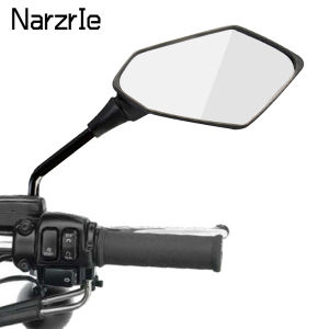 2Pcs/Pair Motorcycle Rearview Mirror Scooter Motocross Rearview Mirrors Electrombile Back Side Convex Mirror 8/10mm