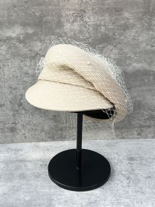 หมวกเบเร่ต์ทรงสี่เหลี่ยมลายตาข่ายหรูหรา หมวกเด็กส่งหนังสือพิมพ์ หมวกกันแดดฤดูร้อน หมวกทรงสี่เหลี่ยมสำหรับเล่นกีฬาเรตติ้ง