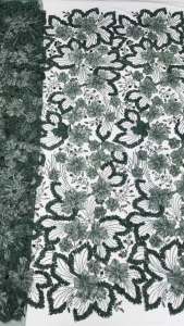 Luxury African Lace Fabric High Quality Sequins Beads Lace Fabrics For Nigerian Wedding French Tulle Lace Fabric Dress Sewing