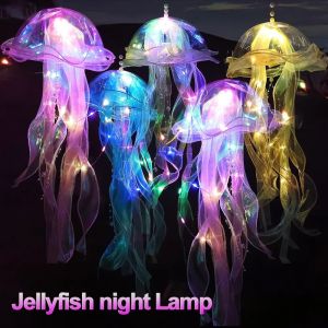 Ready Stock Ins Jellyfish Lanterns Creative Sea Jellyfish Lamp Atmosphere Light DIY Pendants Home Decor