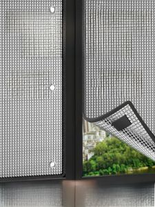 Heat Insulation Sunscreen Aluminum Foil Heat Insulation Film Balcony Sunshade Reflective Blocking Curtain Easy to Clean