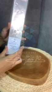 Plastik Display 5x20 cm mic 100 lembar / Plastik Perlize / Plastik Aksesoris