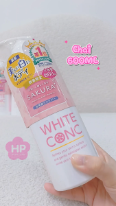 Sữa Tắm White Cấp Ẩm Và Dưỡng Trắng Da White Conc Body Shampoo Cii Sakura 600mL
