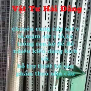 Kệ Sắt V Lỗ bậc thang đa năng ( kHUNG SẮT V4X4CM)trồng cây cảnh cây bon sai chậu hoa hồng.KỆ SẮT ĐA NĂNG_Vật Tư Hải Đăng 146
