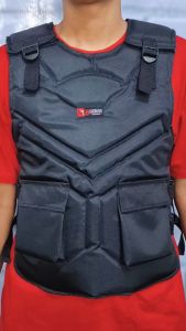 ROMPI MOTOR BAHAN CORDURA PREMIUM JAKET PELINDUNG DADA CHEST PROTECTOR UNTUK TOURING