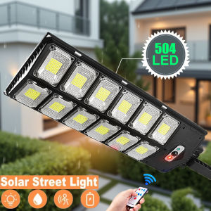 100000LM Outdoor Solar Lights External Dusk To Dawn Solar Lamp Spotlight Motion Sensor Street Light Waterproof Garden Wall Light