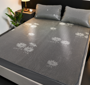 Ice Silk Cooling Mat Washable Student Dormitory Single Summer Air Conditioned Willow Bamboo Grass Home New Model Sleep Comfortably Naked