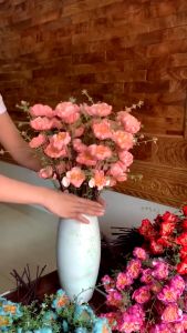 Cành Hoa Trà Gạo Cổ Giả Dài 60cm Nhiều Màu Trang Trí Cắm Lọ Hoa Để Bàn