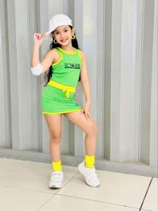 kids Kuromi halter set skirt coords for 1-6y.o