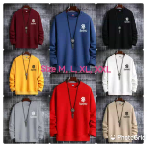 Diskon Spesial Sweater Keren Crewneck Elegan Kaos Pria Trendy Sweatshirt Kasual Sweter Rude Boys