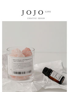 JOJOS L. PD.Jade Aromatherapy Diffuser Crystal Stone No-Flame Home Use with Essential Oil Fragrance Bedroom Decorative Piece