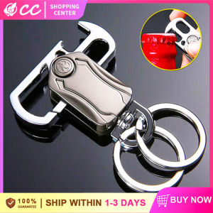 Creative Key Chain with Fingertip Spinner & Multi-Functional Metal Key Ring