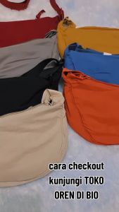 Tas Bahu Selempang Import Model Uniqlo Waist Bag Casual Round