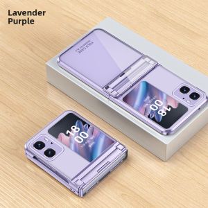 Corinth Ultra-Thin Electroplated Hinge Phone Case for OPPO Find N2 Flip Full Cover Foldable Screen Shell Protective Case