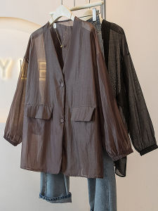 AIYITI | Premium Long Sleeve Sunproof Shirts Loose Bigsize Blouse
