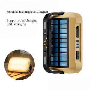 4000mAh Outdoor solar camping light with ultra long battery life portable and multifunctional emergency lighting IP44 waterproof