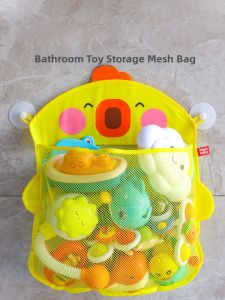 Water-draining Ventilated Suction Cup Bath Toy Organizer